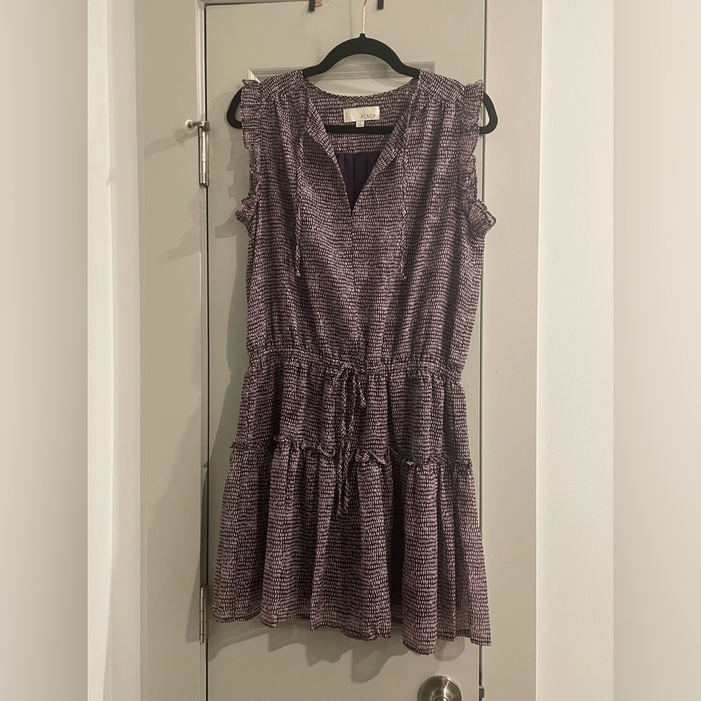 Pinch Purple and White Mini Dress